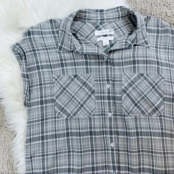 Treasure & Bond Drapey Plaid Shirt - Picture 2 of 10